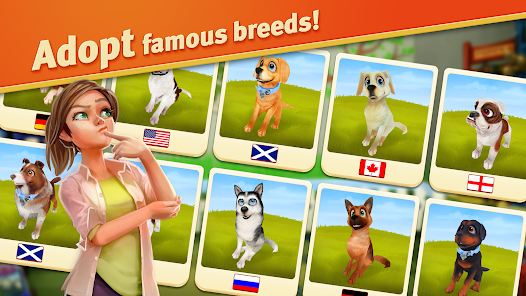 Imágen 16 Doggie Dog World: Pet Match 3 android