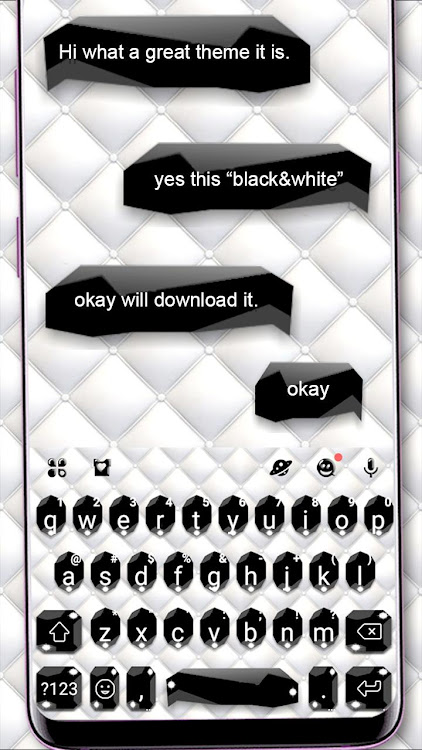 Black White Business Keyboard - 7.5.4_0601 - (Android)