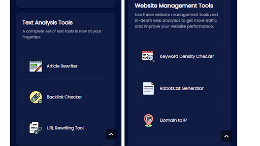 BSEO Tools Screen 3