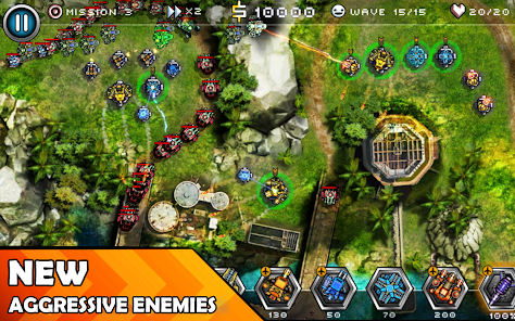 Captura de Pantalla 7 Tower Defense Zone 2 android