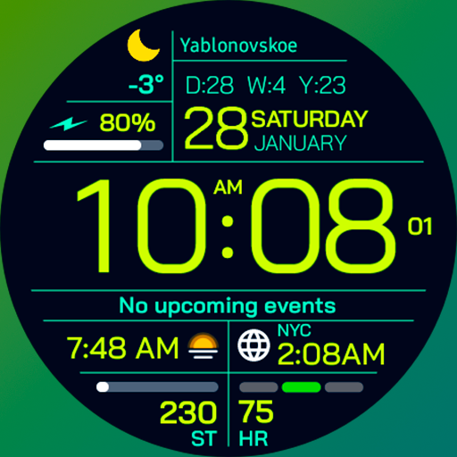 Download APK Chester Inform watch face Latest Version