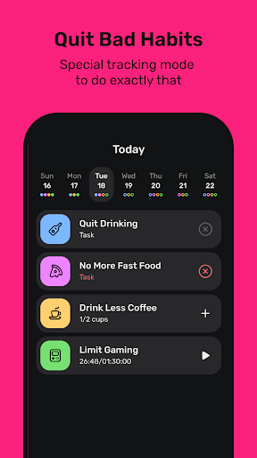 Motivated: Habit Tracker Screen 2