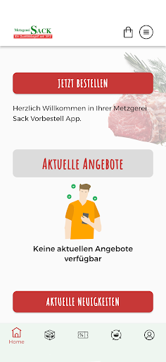 Android application Metzgerei Sack screenshort