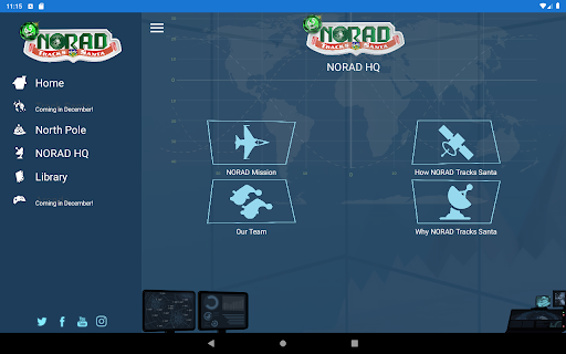 NORAD Tracks Santa screenshot