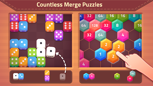 Merge Puzzle Box: Number Games