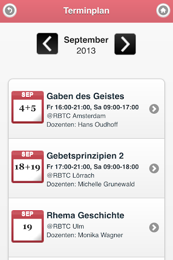 Android application RBTC Germany screenshort