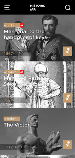 HistoricAR Screen 2
