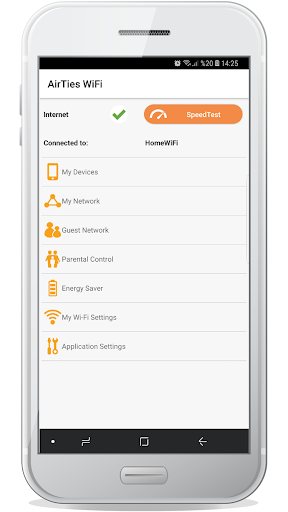 Android application AirTies WiFi screenshort