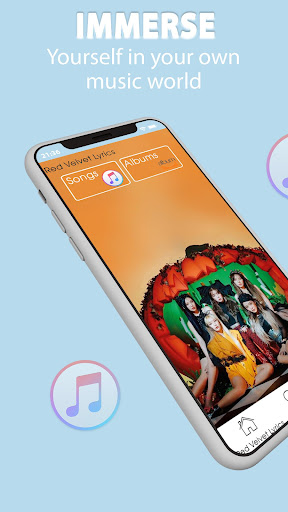 Android application Red Velvet Lyrics screenshort