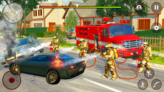 Captura de Pantalla 5 Real Firefighter Simulator: 3D android
