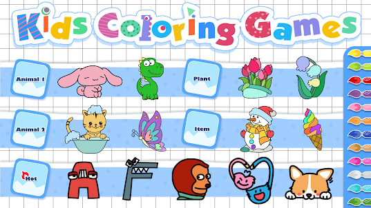 Jogos de colorir: Create & ABC