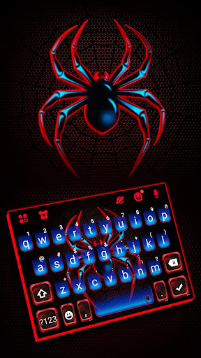 Android application Neon Spider Hero Theme screenshort