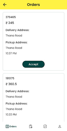 Khoojoh Delivery Screen 2