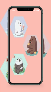 Cute Bears Wallpaper HD 4K