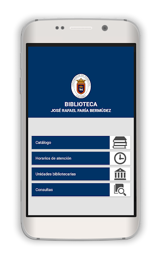 Android application Biblioteca UP screenshort