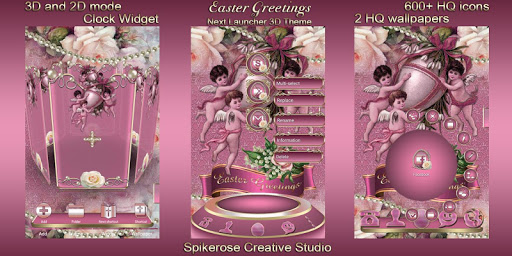Easter Greetings 3D Next Launc Screen 2