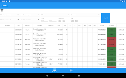 Android application UbicacionesApp screenshort