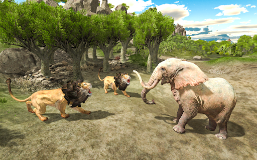 Lion family jungle Simulator Screen 2