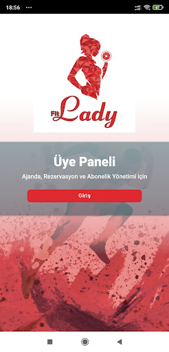 Android application Fit Lady screenshort