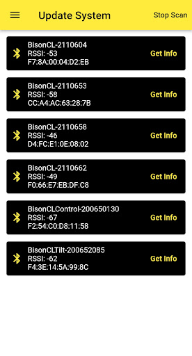 Android application Bison C-Lift screenshort