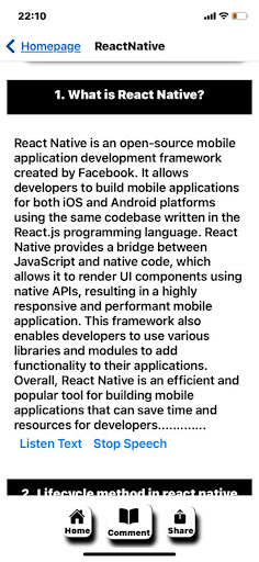 React Q&A Screen 3