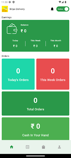 Android application Kripo Delivery Boy screenshort
