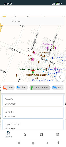 Android application South Africa Offline Map screenshort