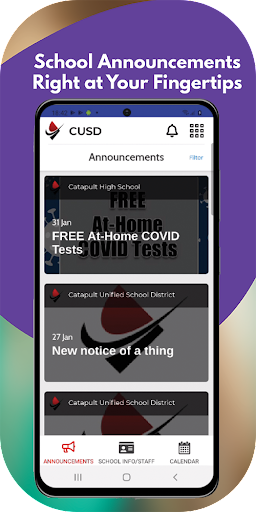 Android application Catapult USD screenshort