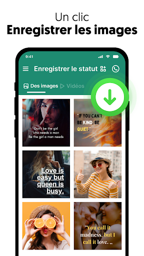 Aperçu de l'application