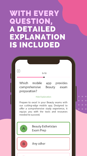 Esthetician Exam Prep Center Screen 3