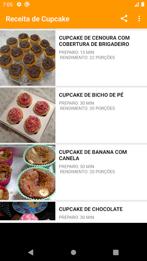 Receita de Cupcake Screen 2