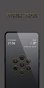 Gray - Luxurious Gold Icons