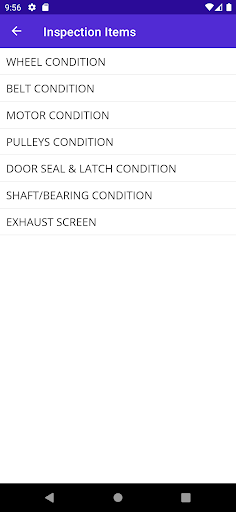 MVH Service Inspections Screen 2
