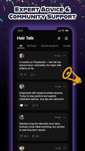 Screenshot of HairCode·Hair Loss Scanner AI