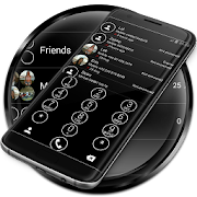 Dialer Circle BW Theme for Drupe or ExDialer