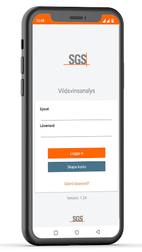 Android application Vildsvinsanalys screenshort