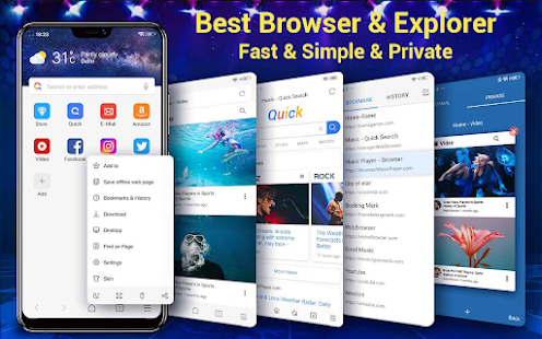 Web Browser & Fast Explorer 5.7.1 APK screenshots 1