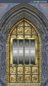 door lock screen number gate