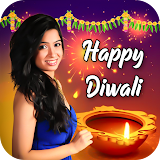 Happy Diwali photo frame icon