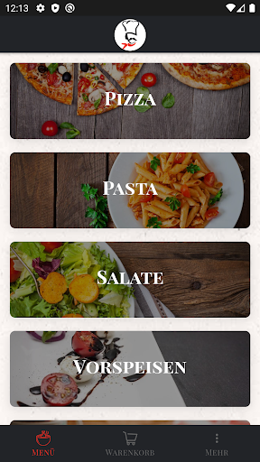 Android application Trattoria Da-Pepe screenshort