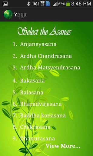 Simple YOGA Screen 2