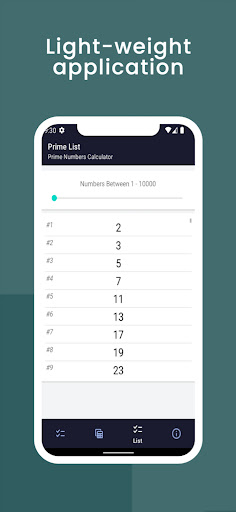 Prime Numbers Calculator Screen 3