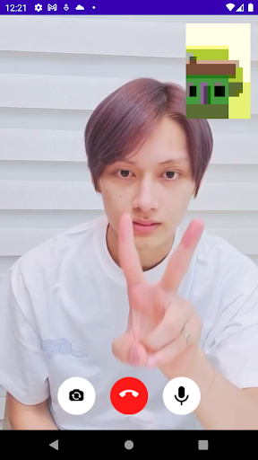 Seventeen Fake Video Call Screen 2