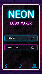 Creador de logotipos de neón