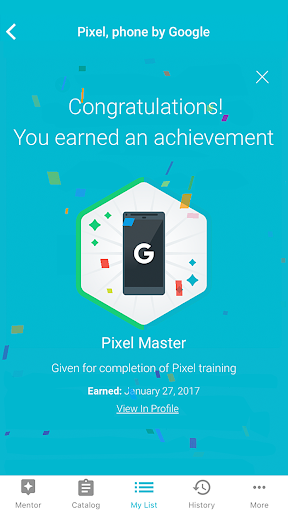 Android application Retail Training screenshort