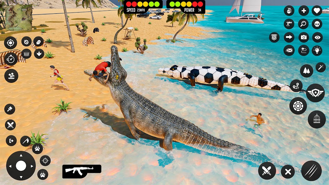 Crocodile Games Animal Sim 3D 1.3 APK + Mod (Free purchase) for Android