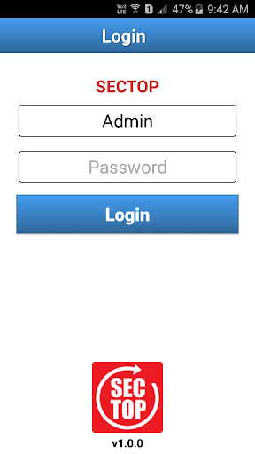 Android application SecTOP screenshort