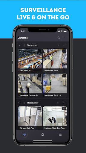 Android application Dallmeier SeMSy Mobile Client screenshort