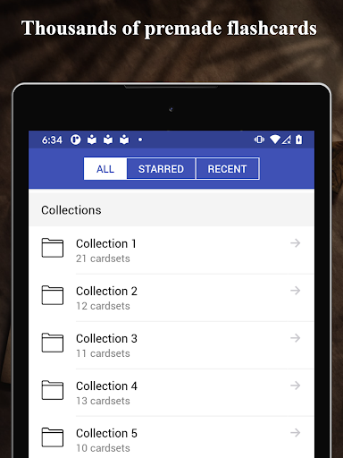 Screenshot of CFP Flashcards