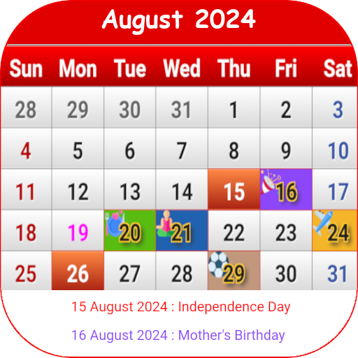 India Calendar 2024 1.2.0 Icon